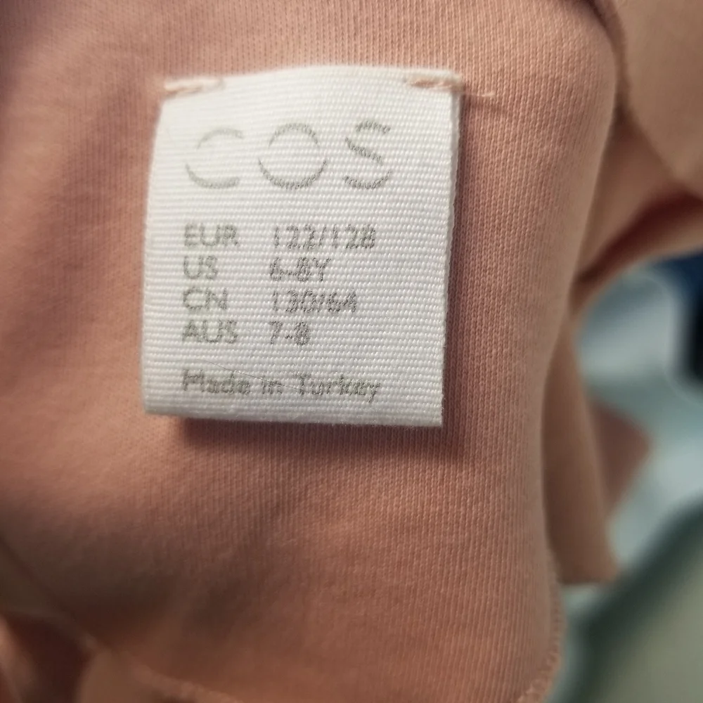 COS pink collar peter pan top